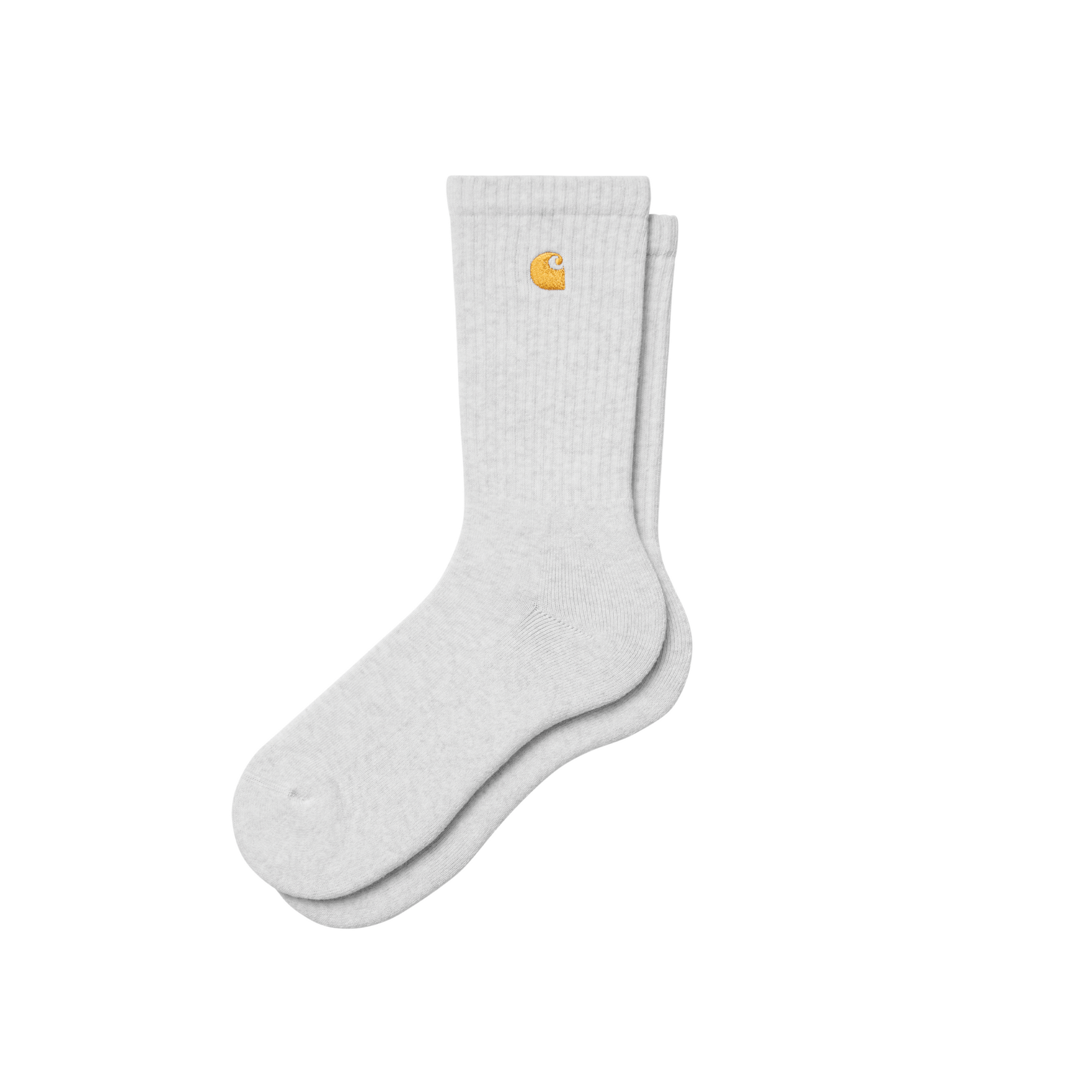 Carhartt WIP Chase Socks (ash heather/gold) - Blue Mountain Store