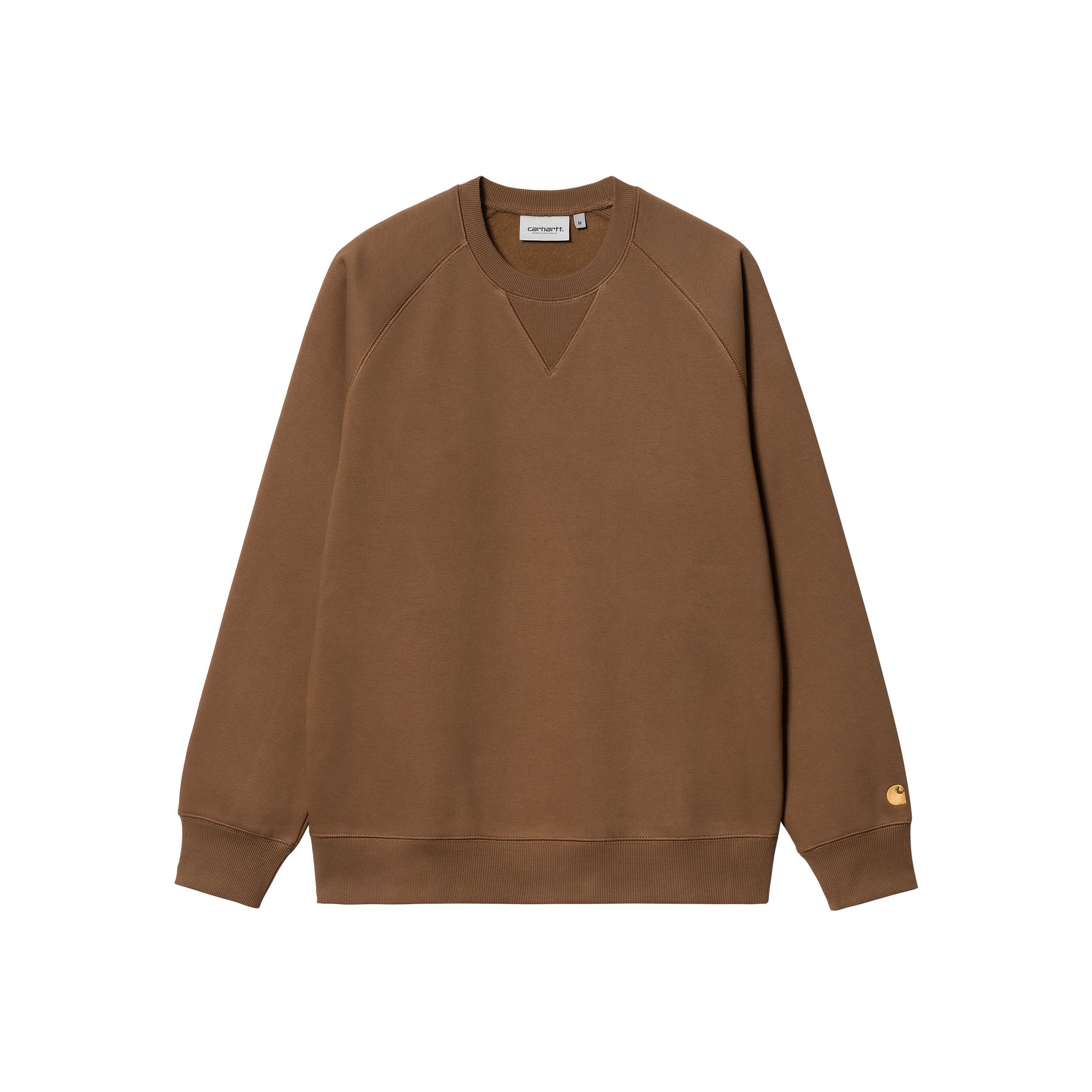 Carhartt WIP Chase Sweat (tamarind/gold) - Blue Mountain Store