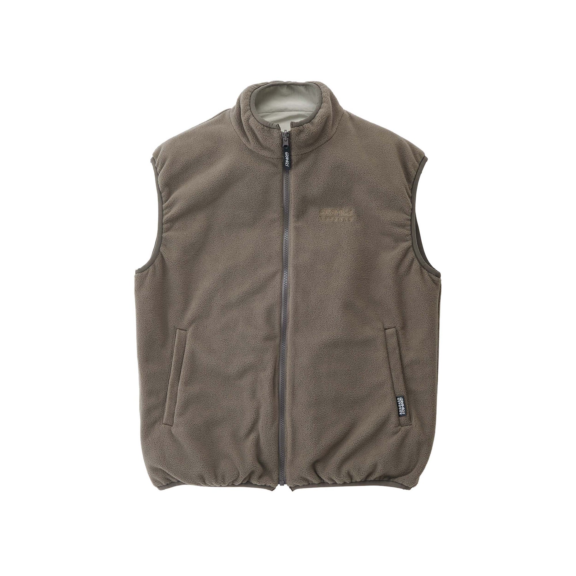 Gramicci Reversible Fleece Vest (taube) - Blue Mountain Store