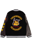The Hundreds Replay Letterman Jacket (black) - Blue Mountain Store