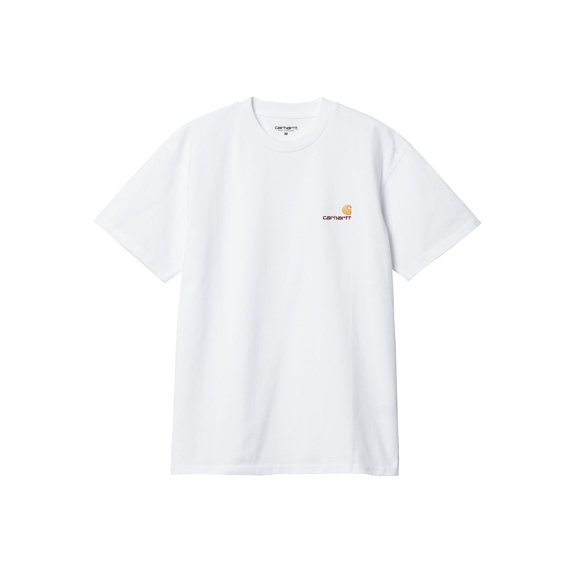 Carhartt WIP S/S American Script T-Shirt (white) - Blue Mountain Store