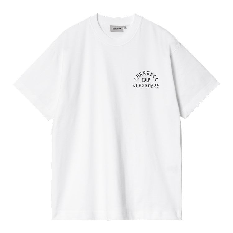Carhartt WIP S/S Class of 89 T-Shirt (white/black) - Blue Mountain Store