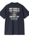 Carhartt WIP S/S Less Troubles T-Shirt (blue/wax) - Blue Mountain Store